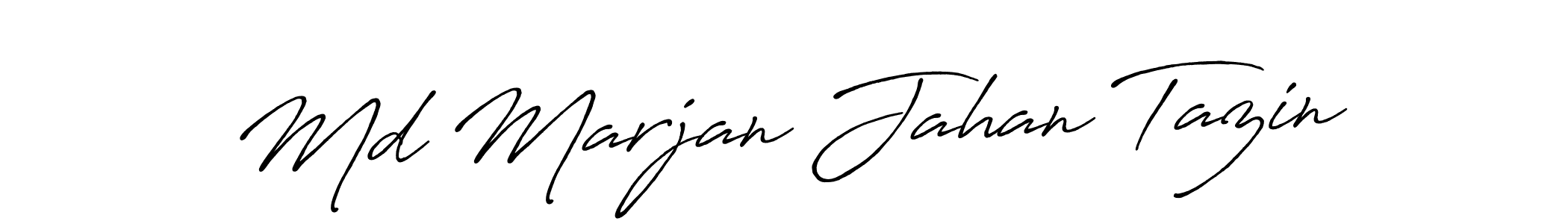 How to Draw Md Marjan Jahan Tazin signature style? Antro_Vectra_Bolder is a latest design signature styles for name Md Marjan Jahan Tazin. Md Marjan Jahan Tazin signature style 7 images and pictures png