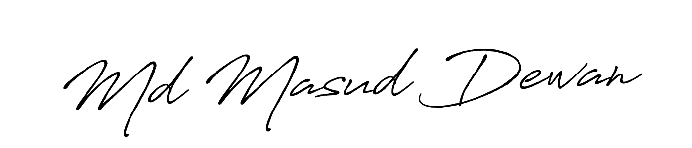 Make a beautiful signature design for name Md Masud Dewan. Use this online signature maker to create a handwritten signature for free. Md Masud Dewan signature style 7 images and pictures png