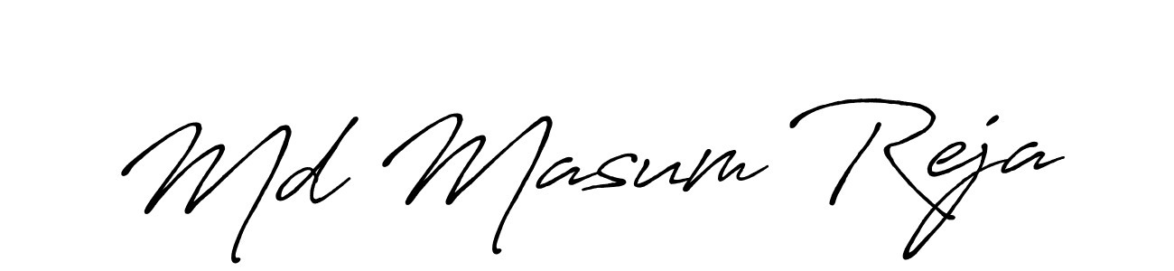 Also we have Md Masum Reja name is the best signature style. Create professional handwritten signature collection using Antro_Vectra_Bolder autograph style. Md Masum Reja signature style 7 images and pictures png