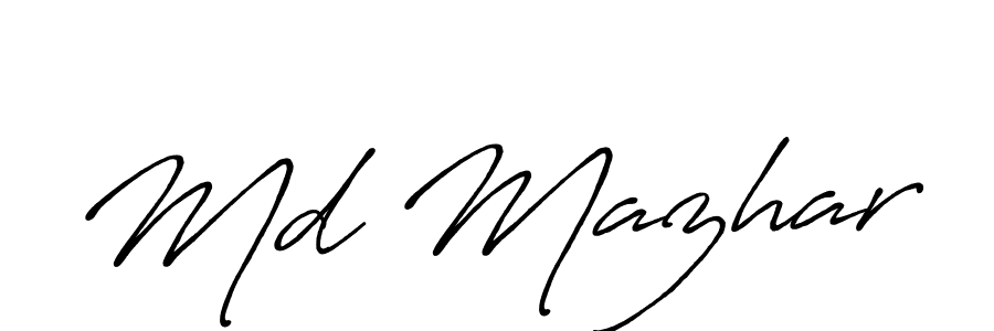 This is the best signature style for the Md Mazhar name. Also you like these signature font (Antro_Vectra_Bolder). Mix name signature. Md Mazhar signature style 7 images and pictures png