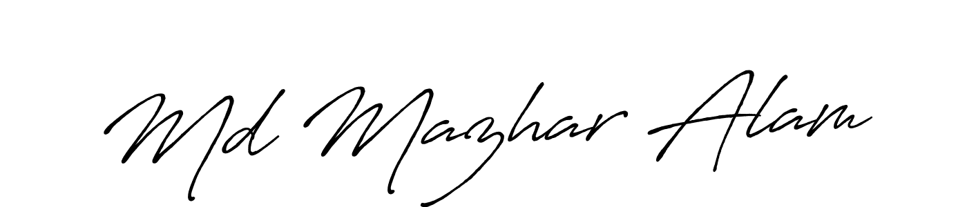 Make a beautiful signature design for name Md Mazhar Alam. Use this online signature maker to create a handwritten signature for free. Md Mazhar Alam signature style 7 images and pictures png