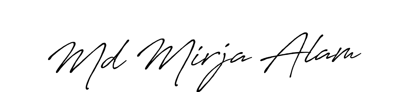 if you are searching for the best signature style for your name Md Mirja Alam. so please give up your signature search. here we have designed multiple signature styles  using Antro_Vectra_Bolder. Md Mirja Alam signature style 7 images and pictures png