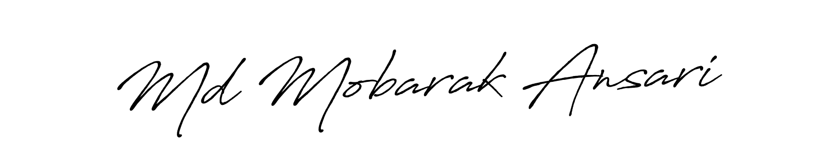 if you are searching for the best signature style for your name Md Mobarak Ansari. so please give up your signature search. here we have designed multiple signature styles  using Antro_Vectra_Bolder. Md Mobarak Ansari signature style 7 images and pictures png