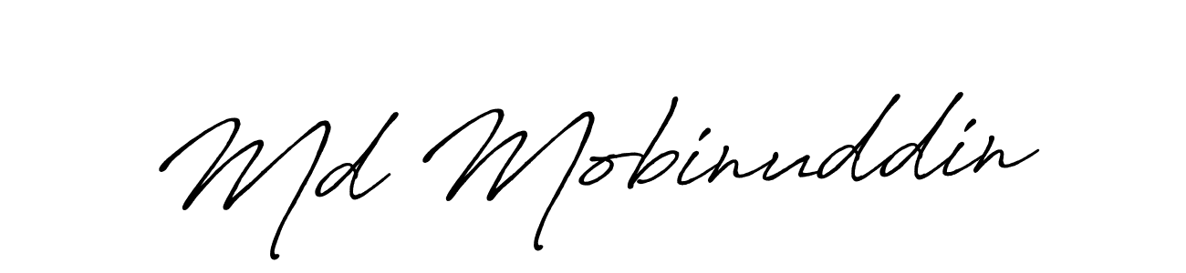 Make a short Md Mobinuddin signature style. Manage your documents anywhere anytime using Antro_Vectra_Bolder. Create and add eSignatures, submit forms, share and send files easily. Md Mobinuddin signature style 7 images and pictures png