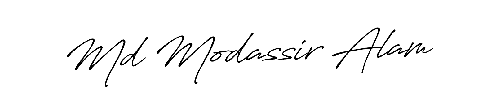 Make a short Md Modassir Alam signature style. Manage your documents anywhere anytime using Antro_Vectra_Bolder. Create and add eSignatures, submit forms, share and send files easily. Md Modassir Alam signature style 7 images and pictures png