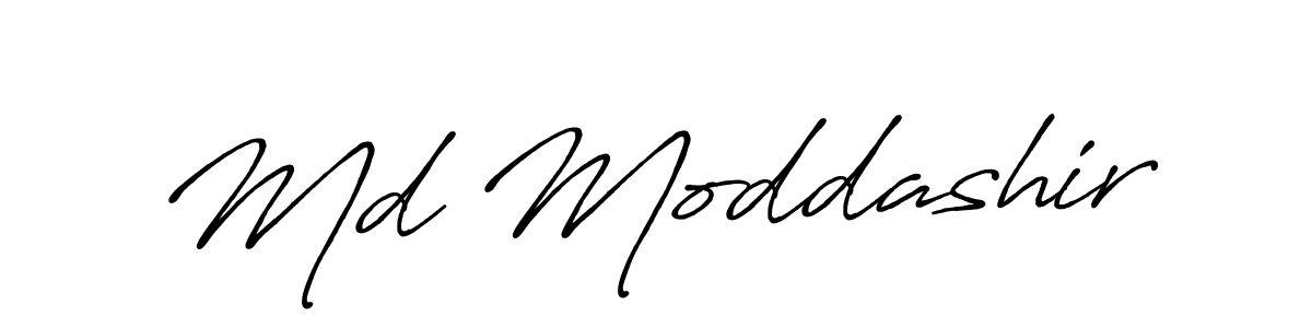 Make a beautiful signature design for name Md Moddashir. Use this online signature maker to create a handwritten signature for free. Md Moddashir signature style 7 images and pictures png