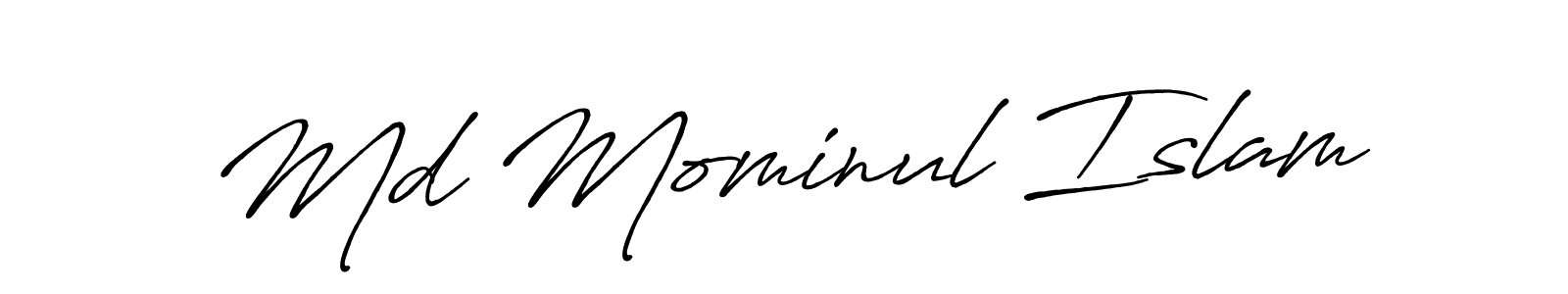 It looks lik you need a new signature style for name Md Mominul Islam. Design unique handwritten (Antro_Vectra_Bolder) signature with our free signature maker in just a few clicks. Md Mominul Islam signature style 7 images and pictures png