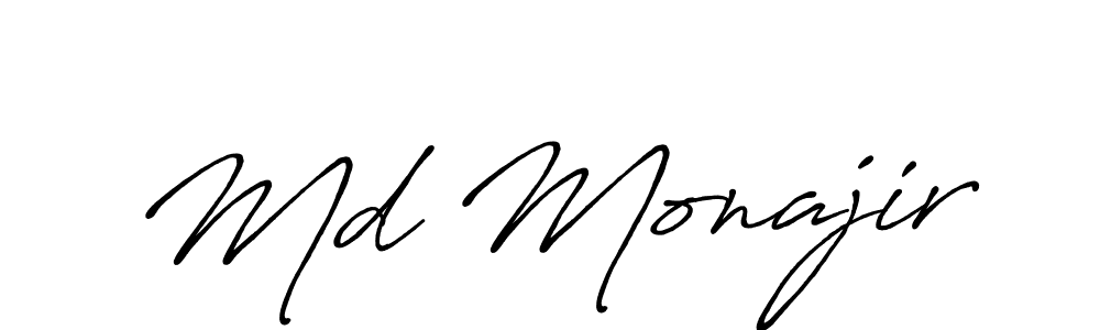 You should practise on your own different ways (Antro_Vectra_Bolder) to write your name (Md Monajir) in signature. don't let someone else do it for you. Md Monajir signature style 7 images and pictures png