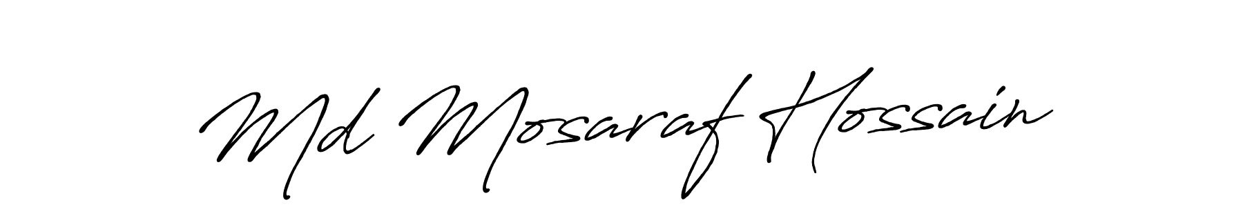 if you are searching for the best signature style for your name Md Mosaraf Hossain. so please give up your signature search. here we have designed multiple signature styles  using Antro_Vectra_Bolder. Md Mosaraf Hossain signature style 7 images and pictures png