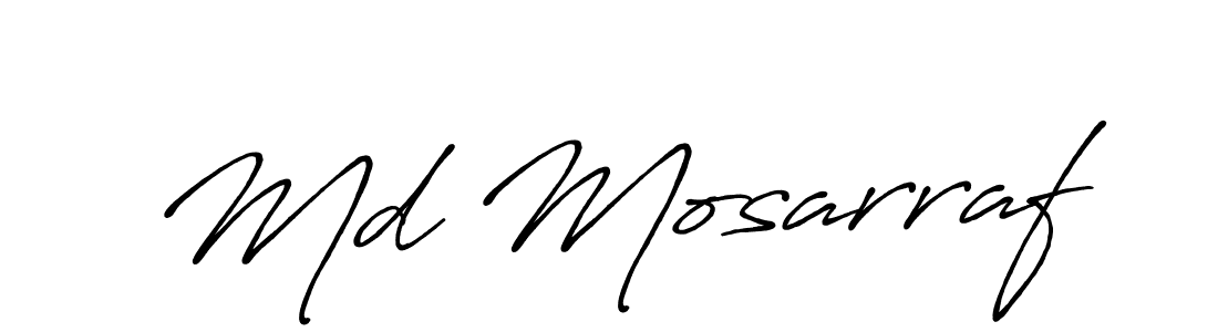 Similarly Antro_Vectra_Bolder is the best handwritten signature design. Signature creator online .You can use it as an online autograph creator for name Md Mosarraf. Md Mosarraf signature style 7 images and pictures png