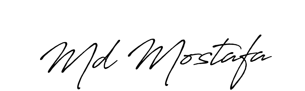 It looks lik you need a new signature style for name Md Mostafa. Design unique handwritten (Antro_Vectra_Bolder) signature with our free signature maker in just a few clicks. Md Mostafa signature style 7 images and pictures png
