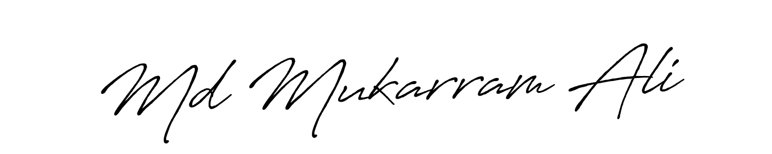 You should practise on your own different ways (Antro_Vectra_Bolder) to write your name (Md Mukarram Ali) in signature. don't let someone else do it for you. Md Mukarram Ali signature style 7 images and pictures png