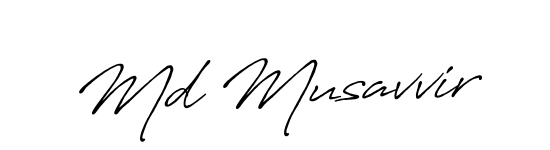 It looks lik you need a new signature style for name Md Musavvir. Design unique handwritten (Antro_Vectra_Bolder) signature with our free signature maker in just a few clicks. Md Musavvir signature style 7 images and pictures png