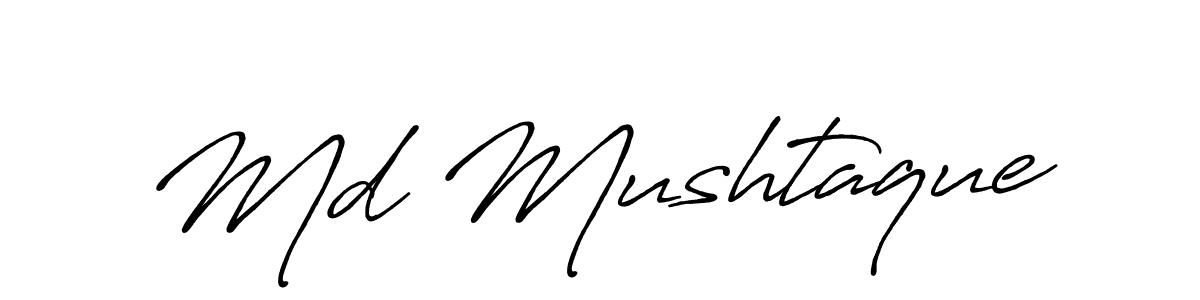You should practise on your own different ways (Antro_Vectra_Bolder) to write your name (Md Mushtaque) in signature. don't let someone else do it for you. Md Mushtaque signature style 7 images and pictures png