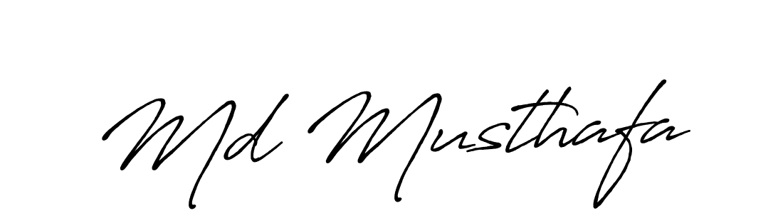 Design your own signature with our free online signature maker. With this signature software, you can create a handwritten (Antro_Vectra_Bolder) signature for name Md Musthafa. Md Musthafa signature style 7 images and pictures png