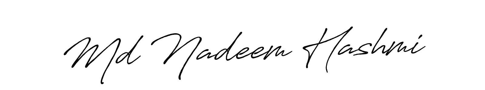 It looks lik you need a new signature style for name Md Nadeem Hashmi. Design unique handwritten (Antro_Vectra_Bolder) signature with our free signature maker in just a few clicks. Md Nadeem Hashmi signature style 7 images and pictures png