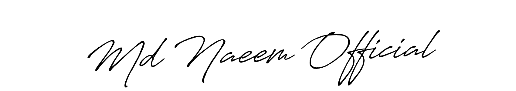 You should practise on your own different ways (Antro_Vectra_Bolder) to write your name (Md Naeem Official) in signature. don't let someone else do it for you. Md Naeem Official signature style 7 images and pictures png