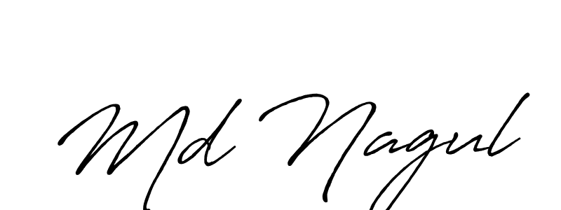 How to make Md Nagul signature? Antro_Vectra_Bolder is a professional autograph style. Create handwritten signature for Md Nagul name. Md Nagul signature style 7 images and pictures png