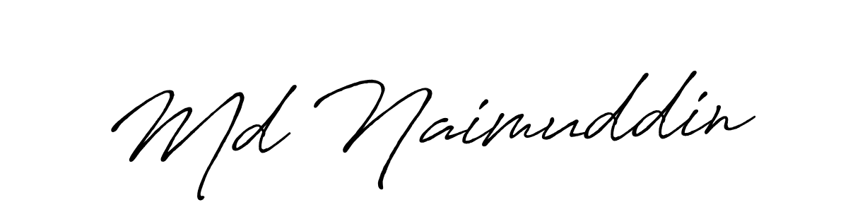 Make a short Md Naimuddin signature style. Manage your documents anywhere anytime using Antro_Vectra_Bolder. Create and add eSignatures, submit forms, share and send files easily. Md Naimuddin signature style 7 images and pictures png