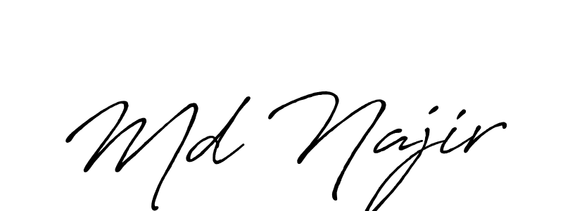 You should practise on your own different ways (Antro_Vectra_Bolder) to write your name (Md Najir) in signature. don't let someone else do it for you. Md Najir signature style 7 images and pictures png