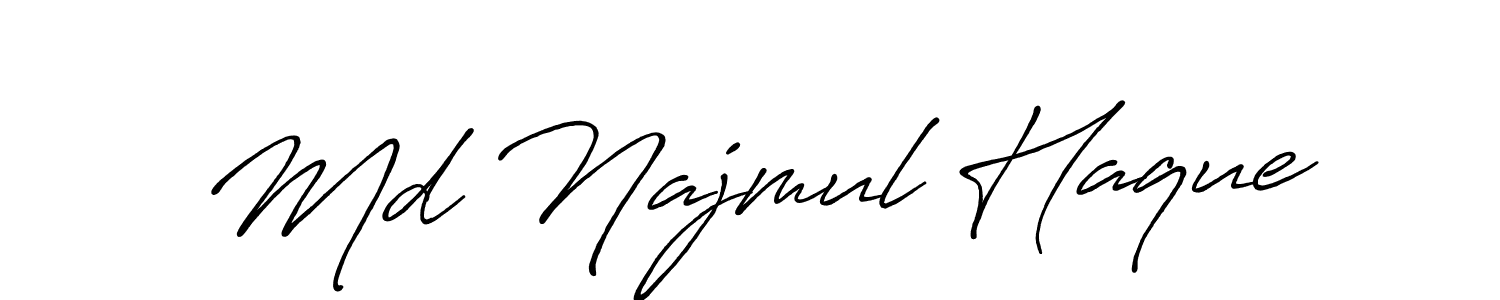 You should practise on your own different ways (Antro_Vectra_Bolder) to write your name (Md Najmul Haque) in signature. don't let someone else do it for you. Md Najmul Haque signature style 7 images and pictures png
