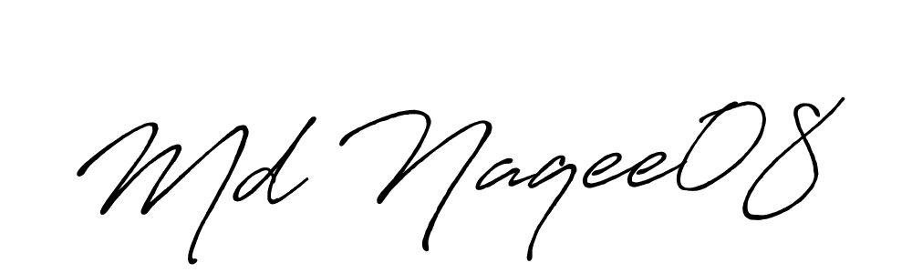 if you are searching for the best signature style for your name Md Naqee08. so please give up your signature search. here we have designed multiple signature styles  using Antro_Vectra_Bolder. Md Naqee08 signature style 7 images and pictures png