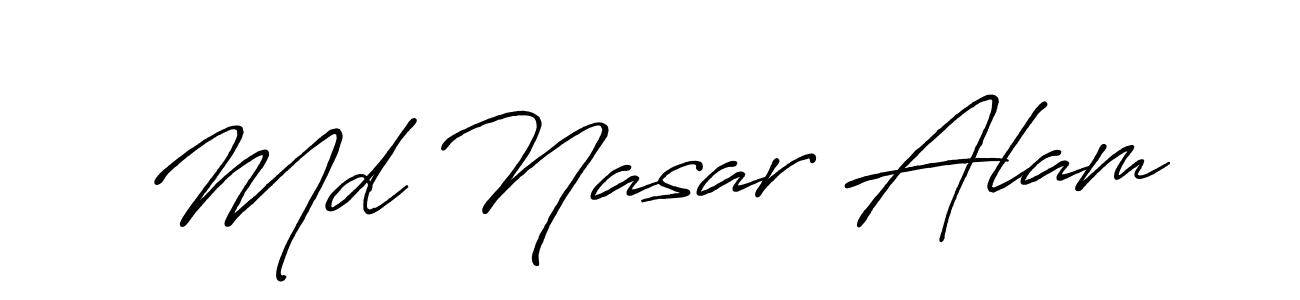 You should practise on your own different ways (Antro_Vectra_Bolder) to write your name (Md Nasar Alam) in signature. don't let someone else do it for you. Md Nasar Alam signature style 7 images and pictures png