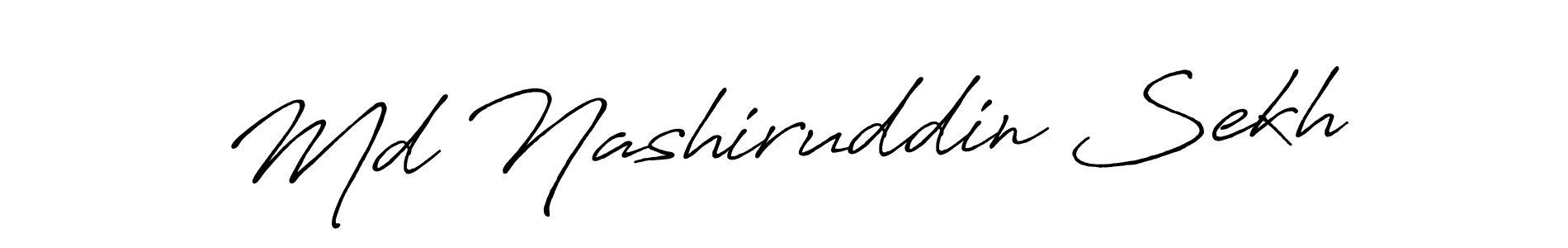 Use a signature maker to create a handwritten signature online. With this signature software, you can design (Antro_Vectra_Bolder) your own signature for name Md Nashiruddin Sekh. Md Nashiruddin Sekh signature style 7 images and pictures png