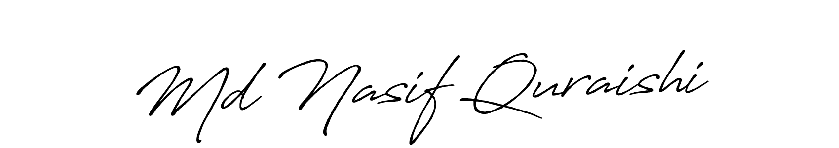 The best way (Antro_Vectra_Bolder) to make a short signature is to pick only two or three words in your name. The name Md Nasif Quraishi include a total of six letters. For converting this name. Md Nasif Quraishi signature style 7 images and pictures png
