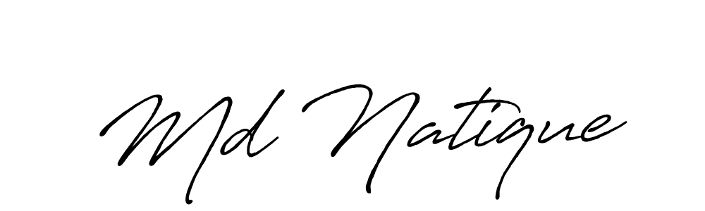Best and Professional Signature Style for Md Natique. Antro_Vectra_Bolder Best Signature Style Collection. Md Natique signature style 7 images and pictures png