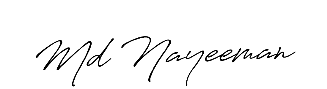 if you are searching for the best signature style for your name Md Nayeeman. so please give up your signature search. here we have designed multiple signature styles  using Antro_Vectra_Bolder. Md Nayeeman signature style 7 images and pictures png