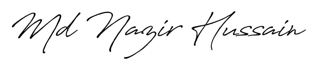 Make a beautiful signature design for name Md Nazir Hussain. With this signature (Antro_Vectra_Bolder) style, you can create a handwritten signature for free. Md Nazir Hussain signature style 7 images and pictures png