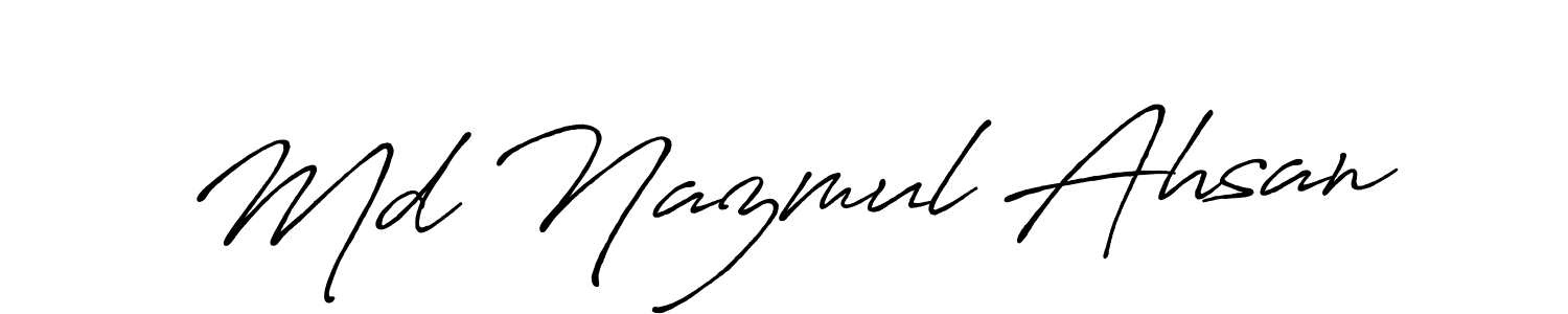 How to Draw Md Nazmul Ahsan signature style? Antro_Vectra_Bolder is a latest design signature styles for name Md Nazmul Ahsan. Md Nazmul Ahsan signature style 7 images and pictures png