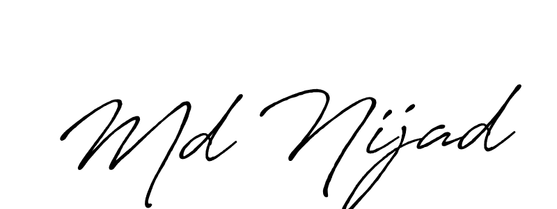 Make a beautiful signature design for name Md Nijad. Use this online signature maker to create a handwritten signature for free. Md Nijad signature style 7 images and pictures png
