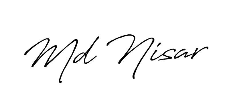 This is the best signature style for the Md Nisar name. Also you like these signature font (Antro_Vectra_Bolder). Mix name signature. Md Nisar signature style 7 images and pictures png