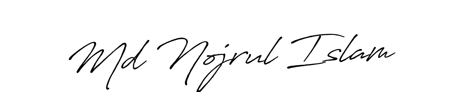 Similarly Antro_Vectra_Bolder is the best handwritten signature design. Signature creator online .You can use it as an online autograph creator for name Md Nojrul Islam. Md Nojrul Islam signature style 7 images and pictures png