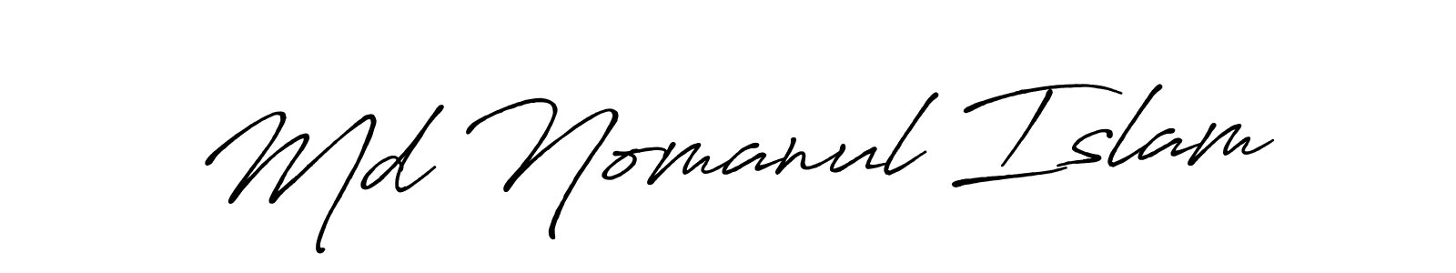 if you are searching for the best signature style for your name Md Nomanul Islam. so please give up your signature search. here we have designed multiple signature styles  using Antro_Vectra_Bolder. Md Nomanul Islam signature style 7 images and pictures png