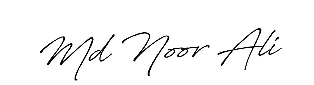Design your own signature with our free online signature maker. With this signature software, you can create a handwritten (Antro_Vectra_Bolder) signature for name Md Noor Ali. Md Noor Ali signature style 7 images and pictures png