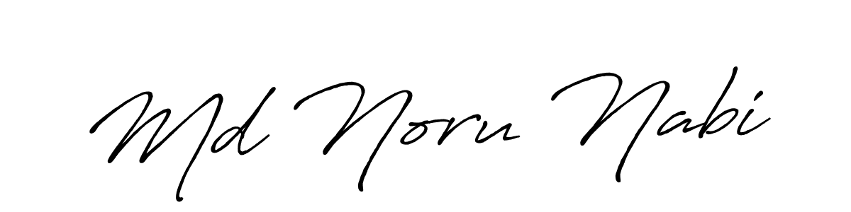 Antro_Vectra_Bolder is a professional signature style that is perfect for those who want to add a touch of class to their signature. It is also a great choice for those who want to make their signature more unique. Get Md Noru Nabi name to fancy signature for free. Md Noru Nabi signature style 7 images and pictures png