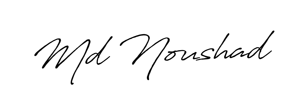 Make a short Md Noushad signature style. Manage your documents anywhere anytime using Antro_Vectra_Bolder. Create and add eSignatures, submit forms, share and send files easily. Md Noushad signature style 7 images and pictures png