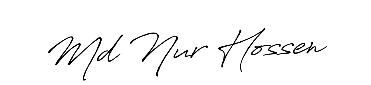 if you are searching for the best signature style for your name Md Nur Hossen. so please give up your signature search. here we have designed multiple signature styles  using Antro_Vectra_Bolder. Md Nur Hossen signature style 7 images and pictures png