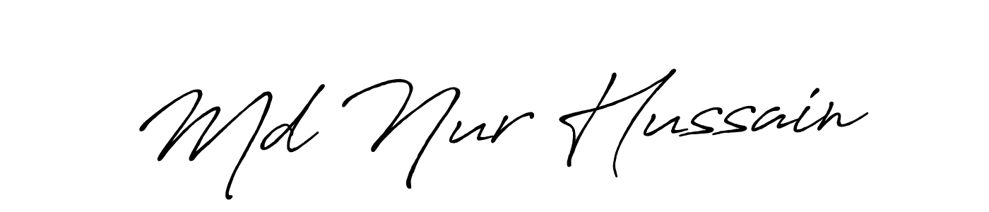 Make a short Md Nur Hussain signature style. Manage your documents anywhere anytime using Antro_Vectra_Bolder. Create and add eSignatures, submit forms, share and send files easily. Md Nur Hussain signature style 7 images and pictures png