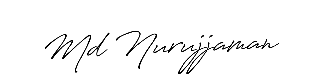 How to make Md Nurujjaman signature? Antro_Vectra_Bolder is a professional autograph style. Create handwritten signature for Md Nurujjaman name. Md Nurujjaman signature style 7 images and pictures png