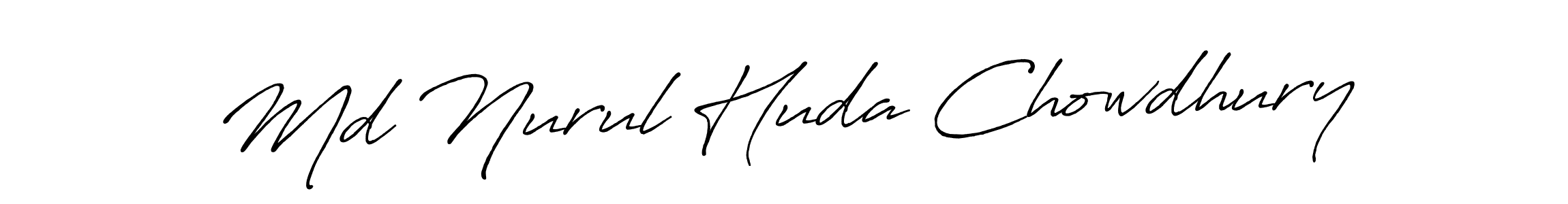 Antro_Vectra_Bolder is a professional signature style that is perfect for those who want to add a touch of class to their signature. It is also a great choice for those who want to make their signature more unique. Get Md Nurul Huda Chowdhury name to fancy signature for free. Md Nurul Huda Chowdhury signature style 7 images and pictures png