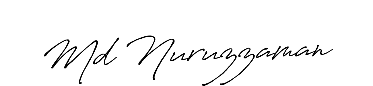 Use a signature maker to create a handwritten signature online. With this signature software, you can design (Antro_Vectra_Bolder) your own signature for name Md Nuruzzaman. Md Nuruzzaman signature style 7 images and pictures png