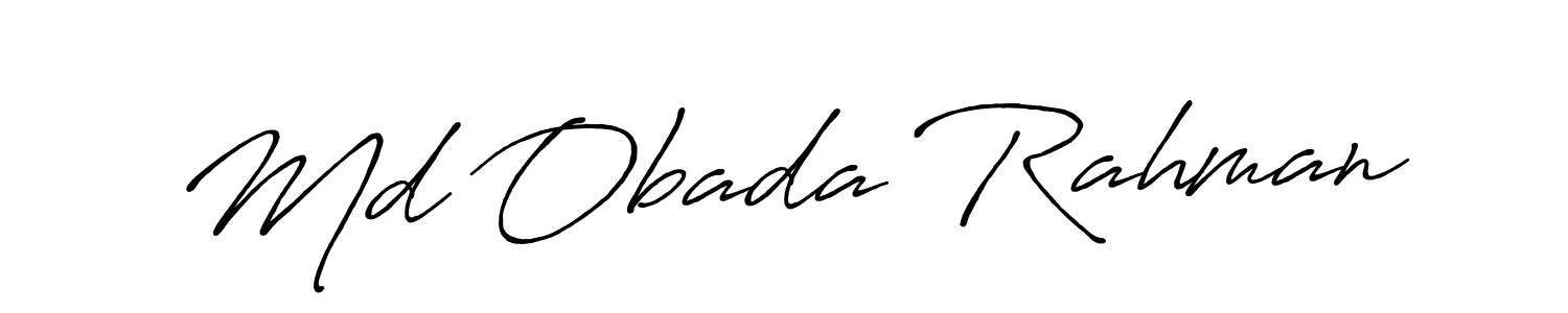 The best way (Antro_Vectra_Bolder) to make a short signature is to pick only two or three words in your name. The name Md Obada Rahman include a total of six letters. For converting this name. Md Obada Rahman signature style 7 images and pictures png