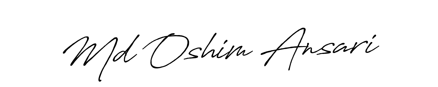 Make a beautiful signature design for name Md Oshim Ansari. Use this online signature maker to create a handwritten signature for free. Md Oshim Ansari signature style 7 images and pictures png