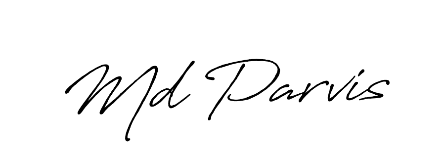 Once you've used our free online signature maker to create your best signature Antro_Vectra_Bolder style, it's time to enjoy all of the benefits that Md Parvis name signing documents. Md Parvis signature style 7 images and pictures png