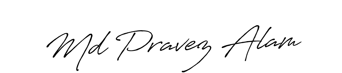 if you are searching for the best signature style for your name Md Pravez Alam. so please give up your signature search. here we have designed multiple signature styles  using Antro_Vectra_Bolder. Md Pravez Alam signature style 7 images and pictures png