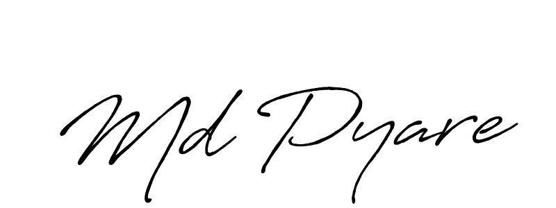 Md Pyare stylish signature style. Best Handwritten Sign (Antro_Vectra_Bolder) for my name. Handwritten Signature Collection Ideas for my name Md Pyare. Md Pyare signature style 7 images and pictures png